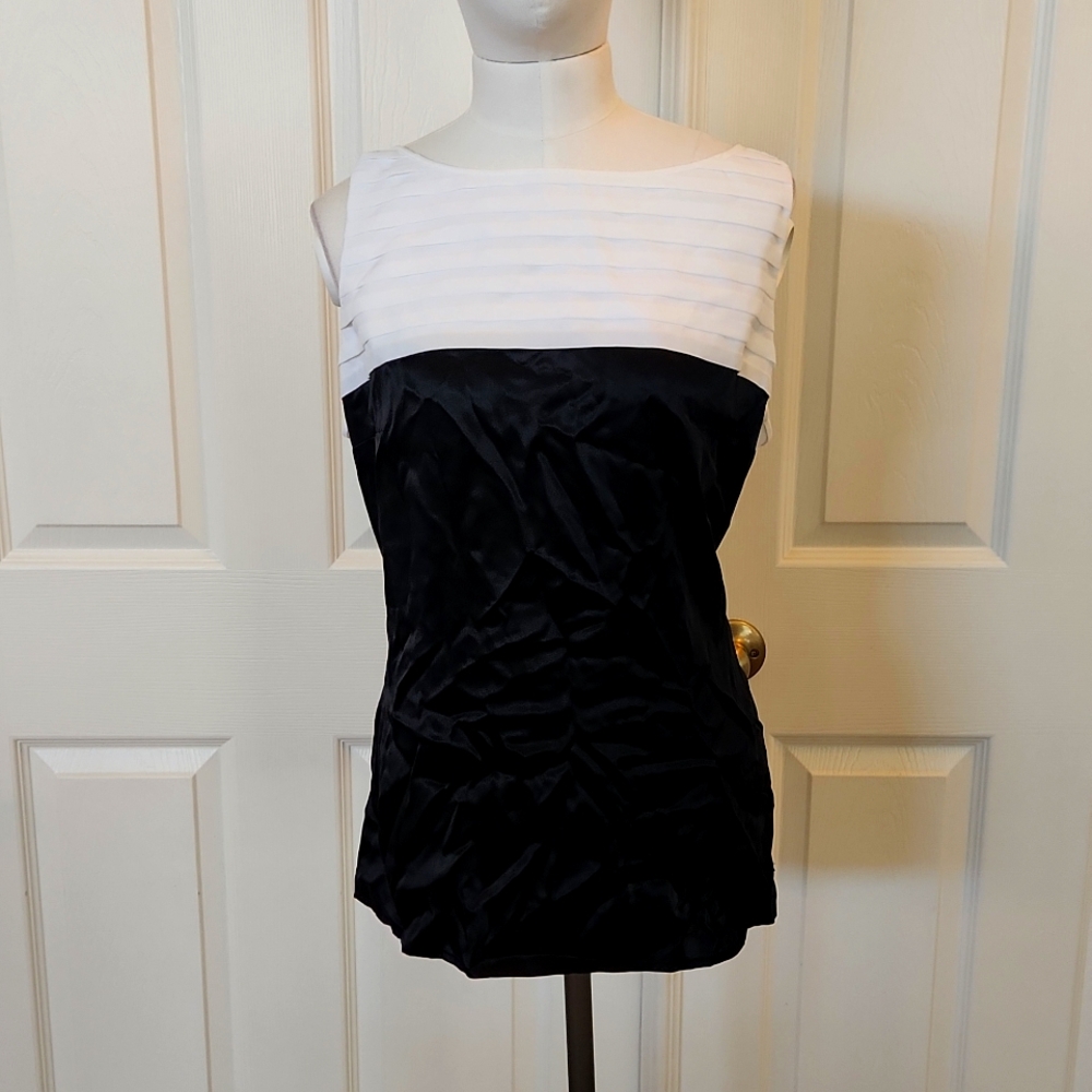 White House Black Market 100% Silk Blouse